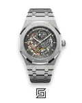 Royal oak WF0851 automatic Skeleton Metal silver grey dial
