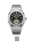 Royal Oak WF0851 Automatic Tourbillon Black Dial – Steel Bracelet