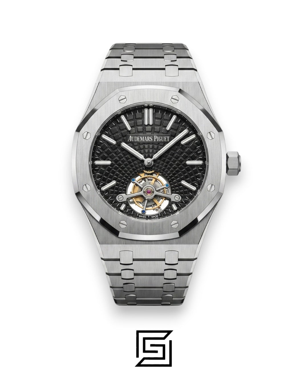 Royal Oak WF0851 Automatic Tourbillon Black Dial – Steel Bracelet