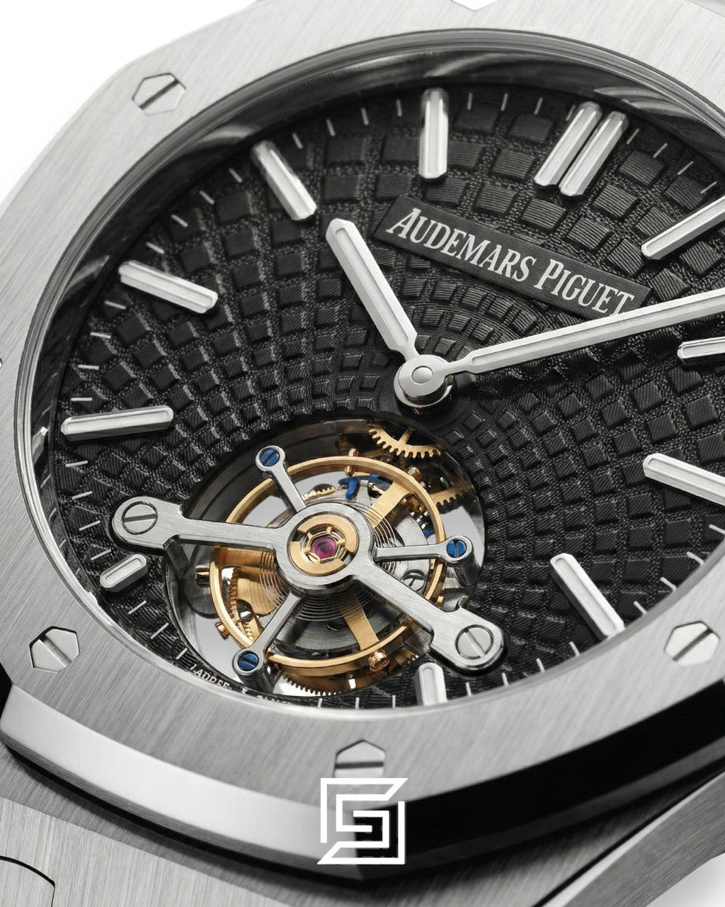 Royal Oak WF0851 Automatic Tourbillon Black Dial – Steel Bracelet