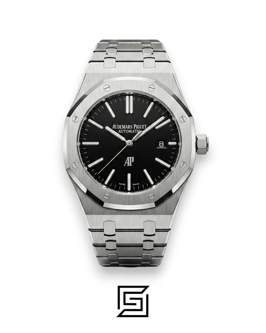 Audemars Piguet Royal Oak Automatic Flat Black Shine – Stainless Steel