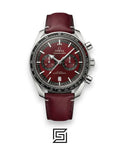 Omega Speedmaster '57 Co-Axial Chronograph – Burgundy Dial & Leather Strap