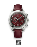 Omega Speedmaster Co-Axial Chronograph – Maroon Dial & Leather Strap