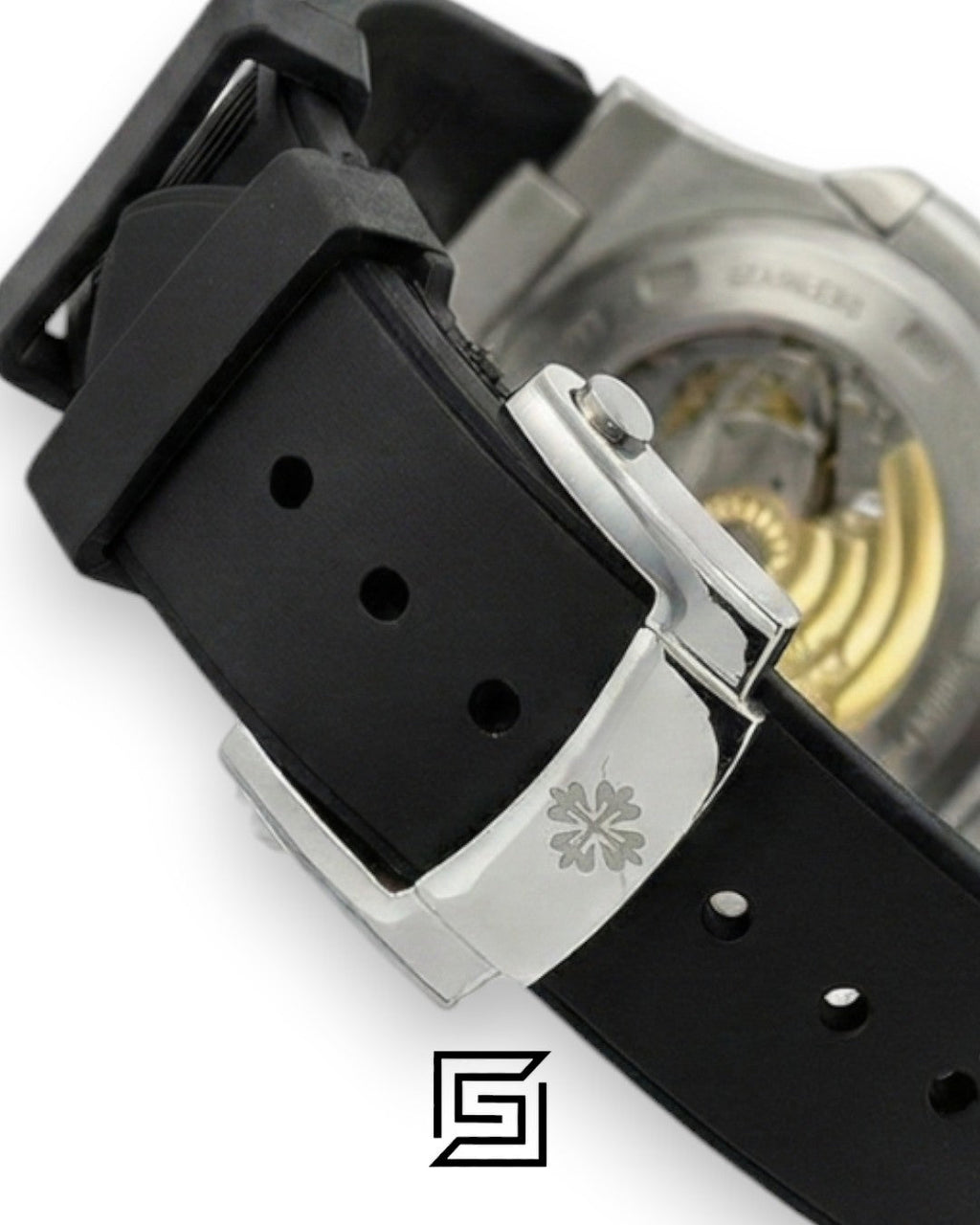 Patek Philippe Nautilus – Green Dial – Black Rubber Strap – Japanese Automatic