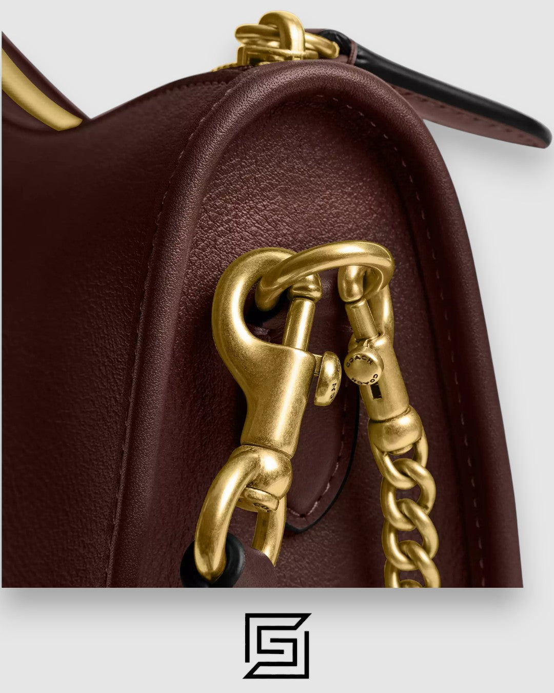 Coach Waverly Bag in Natural Grain Leather Brown – CCC36