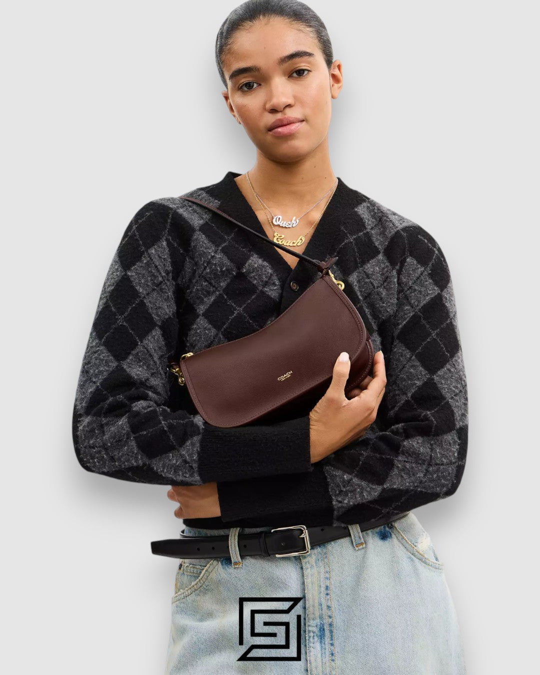 Coach Waverly Bag in Natural Grain Leather Brown – CCC36