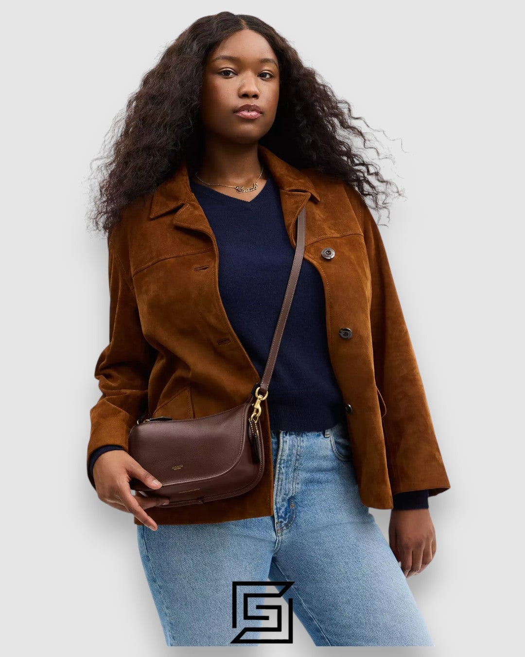 Coach Waverly Bag in Natural Grain Leather Brown – CCC36