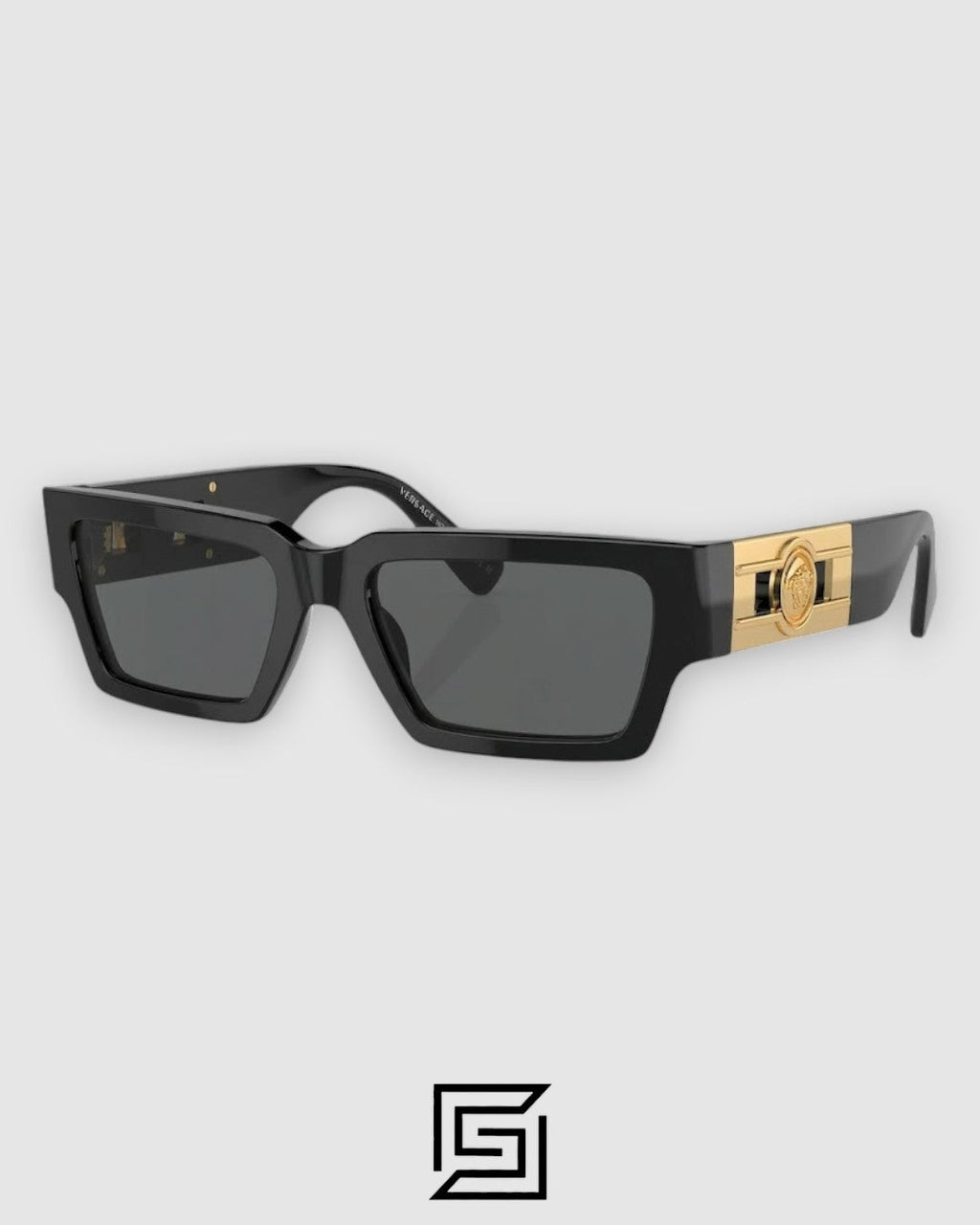 Versace VE4459 Black Frame with Dark Grey Lenses